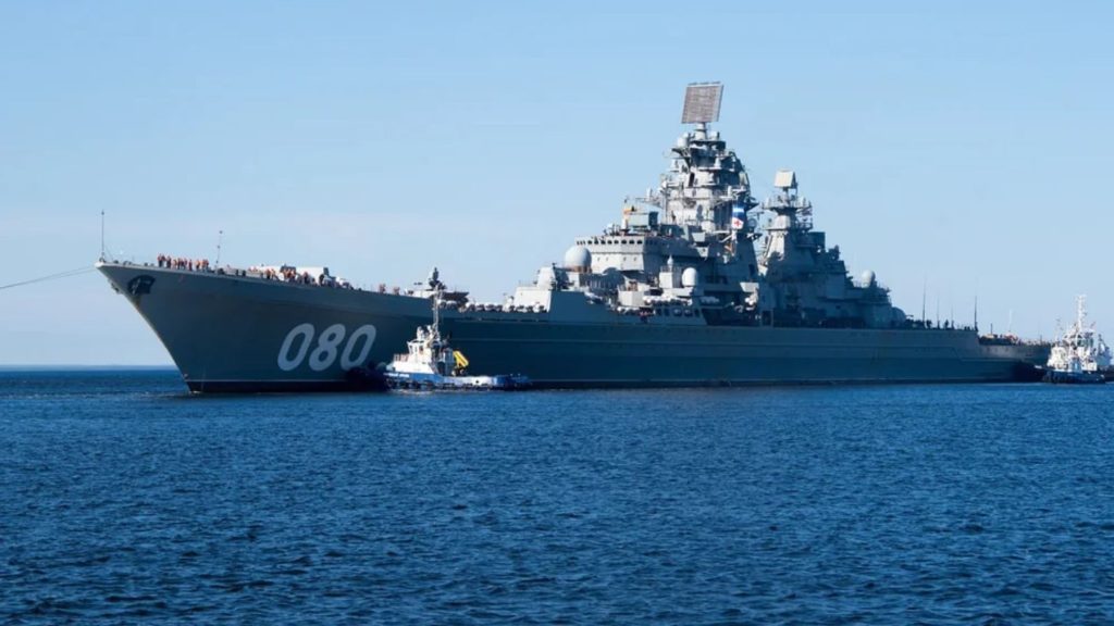 បាត់មុខ ២៨ ឆ្នាំ! នាវាចម្បាំងខ្លាំងបំផុតរបស់រុស្ស៊ី បង្ហាញខ្លួនសារជាថ្មី!